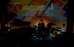 A jazz &ouml;r&ouml;ks&eacute;g&eacute;nek &eacute;letben tart&aacute;sa // A Kalm&aacute;r Zolt&aacute;n Quartet &bdquo;Living Legacy&rdquo; c. deb&uuml;t&aacute;l&oacute;  lemez&eacute;nek  bemutat&oacute;ja  a  BJC-ben