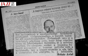 Előad&aacute;s Vannay J&aacute;nos &eacute;s a jazz kapcsolat&aacute;r&oacute;l